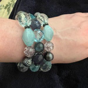 New York & Company - Blue Stretch Bracelet